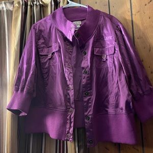 Purple vintage m.k.m.jacket